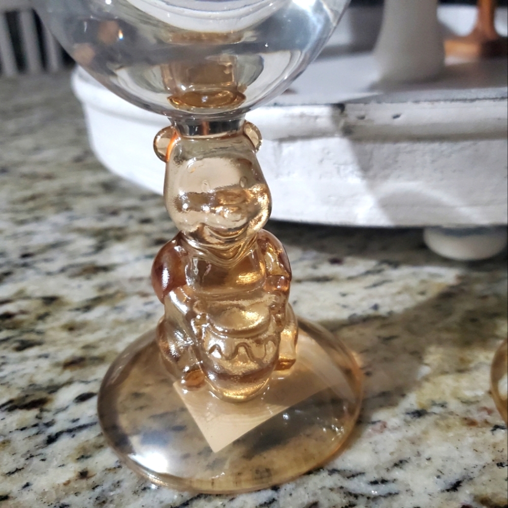 Vintage Winnie the pooh glass set